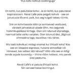Reval Café loomekonkursi tööd 2025