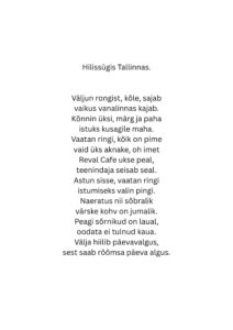Reval Café loomekonkursi tööd 2025