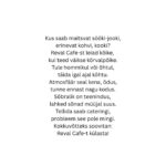 Reval Café loomekonkursi tööd 2025