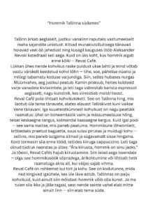 Reval Café loomekonkursi tööd 2025