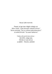 Reval Café loomekonkursi tööd 2025